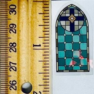 🌀10/$10🌀 Holographic Mosaic Window Reusable Sticker Decal